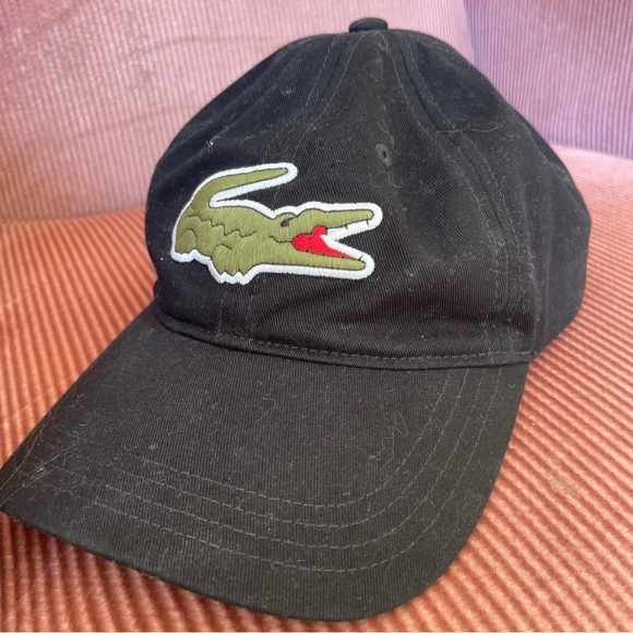 Unisexe Lacoste cap black cotton - Picture 5 of 6